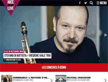 Tablet Screenshot of nicemusiclive.fr